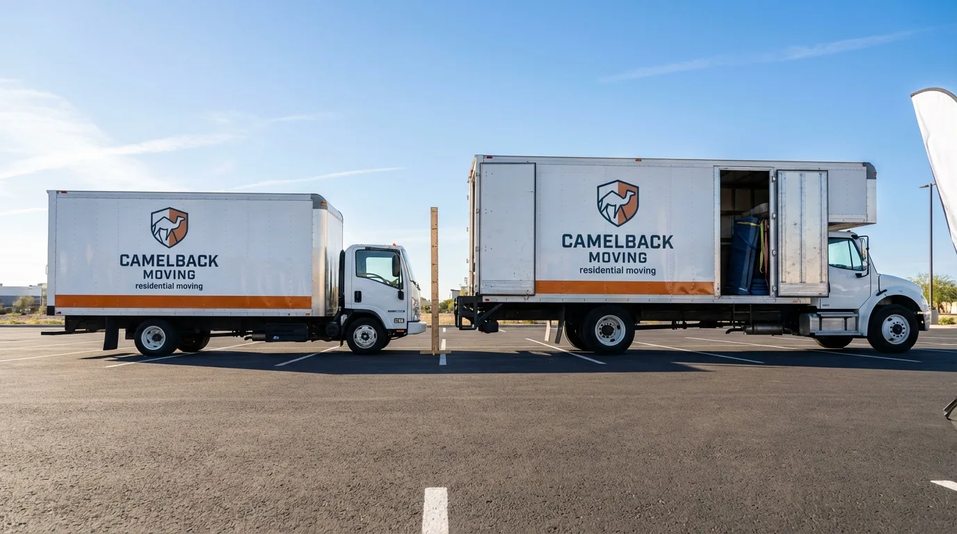 Moving truck size capacity guide in Kirtland